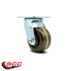 Service Caster 4 Inch High Temp Phenolic Wheel Swivel Caster with Roller Bearing SCC-30CS420-PHRHT